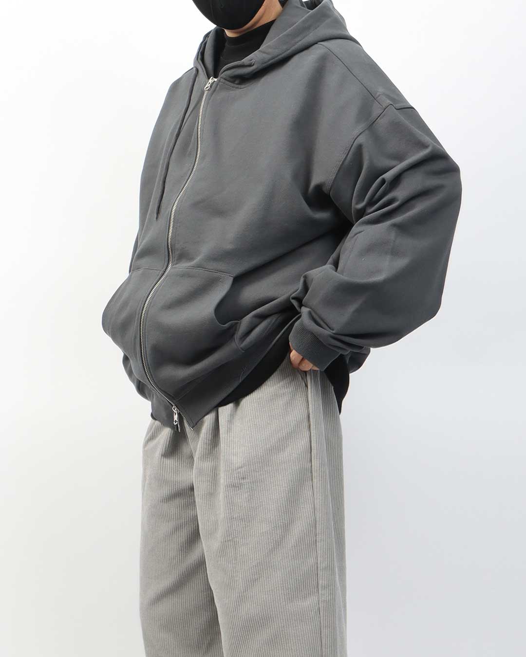 Overfit 2Way Hood Zip-up 3color