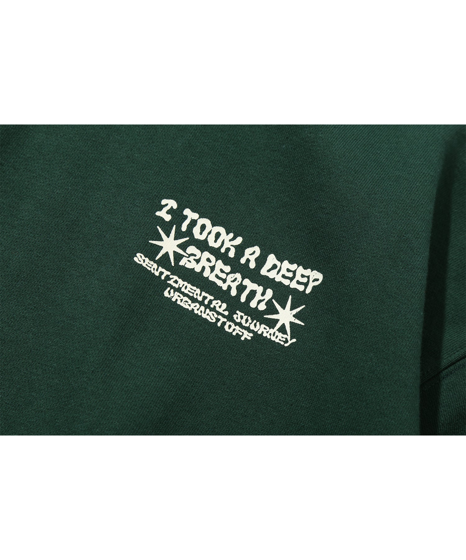 One Script Hoodie (Deep Green)