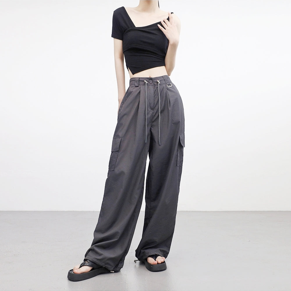 Tony An Cargo Wide Pants