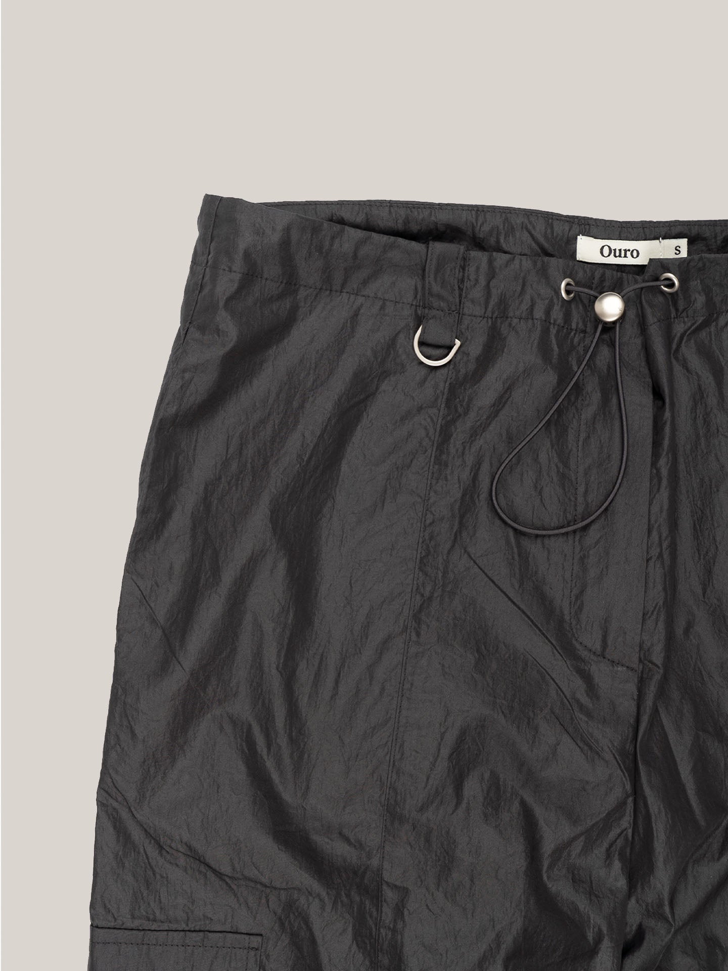 NYLON CARGO PANTS [ CHARCOAL ]