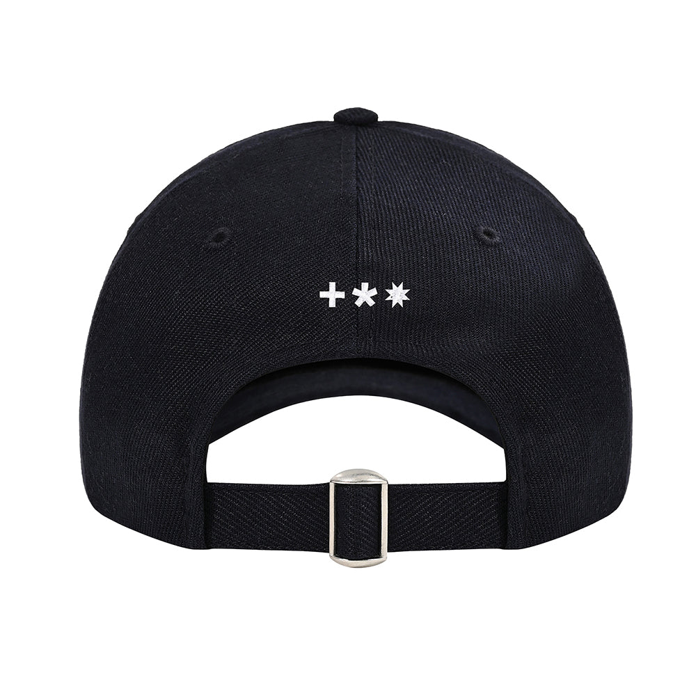 belief wish love chino ball cap in navy