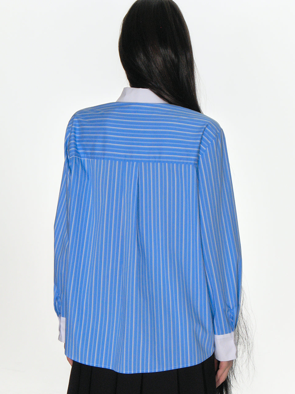 STRIPED POCKET SHIRT_BLUE