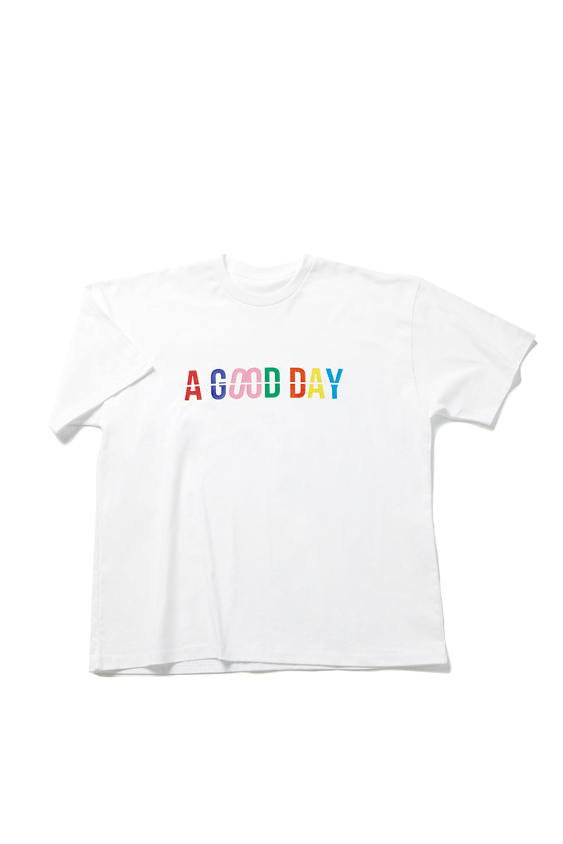 RAINBOW LOGO T-SHIRTS (WHITE)