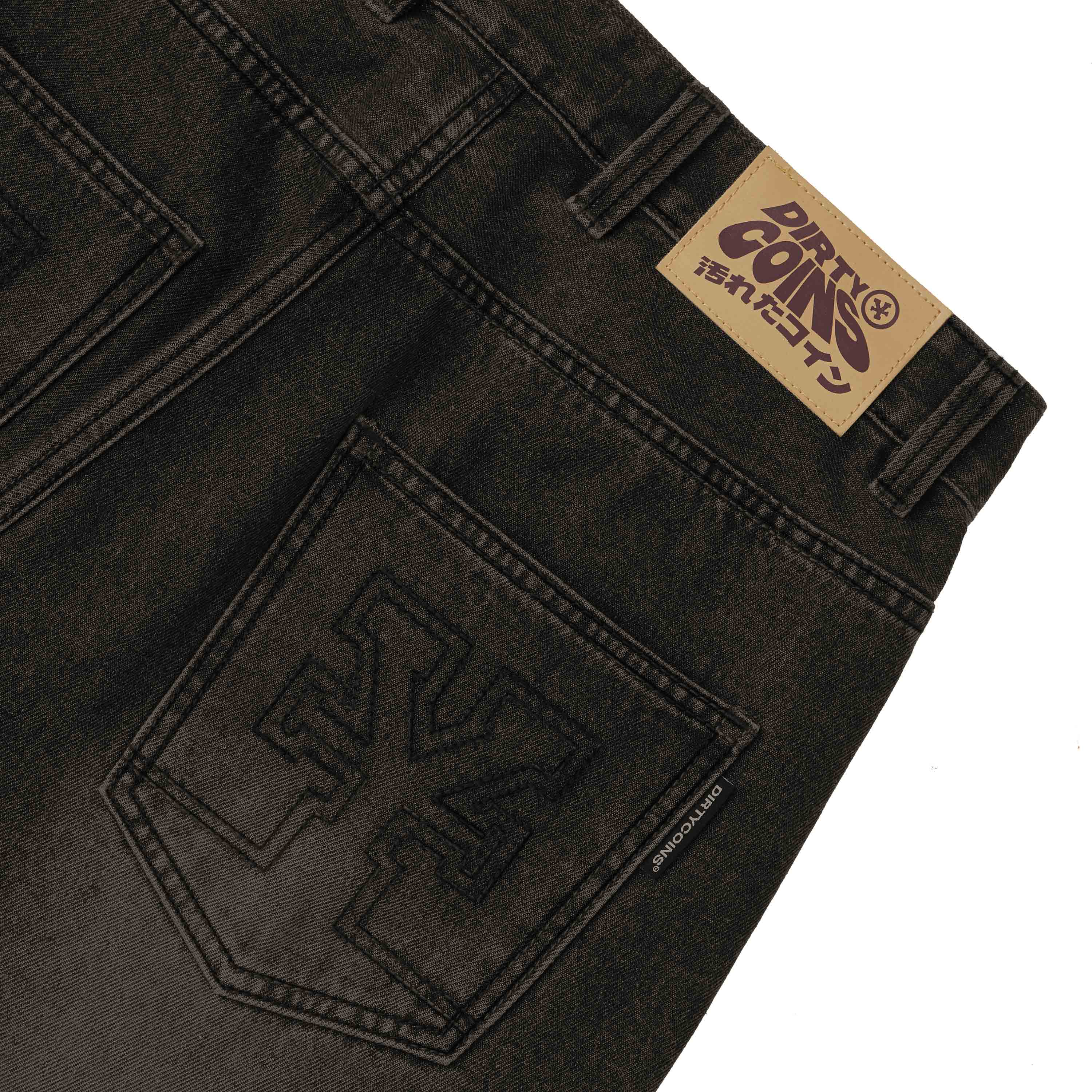 DirtyCoins Baggy Jeans - Brown Wash