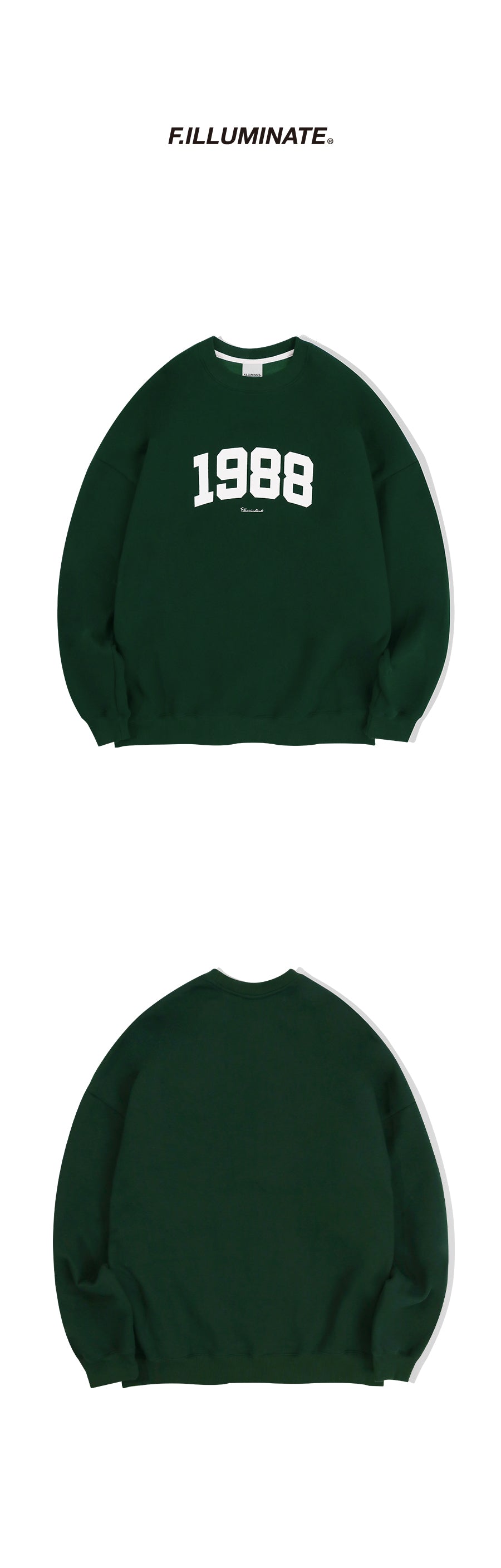 Overfit 1988 Sweat Shirt-Green