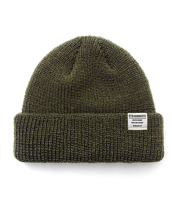 MH Short Label Beanie (Khaki)