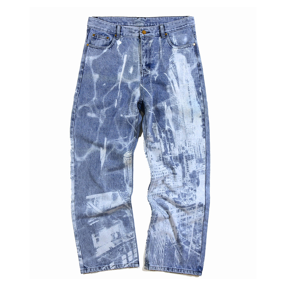 [NSTK] Cityscape Denim Pants (Blue)_K21ZC550