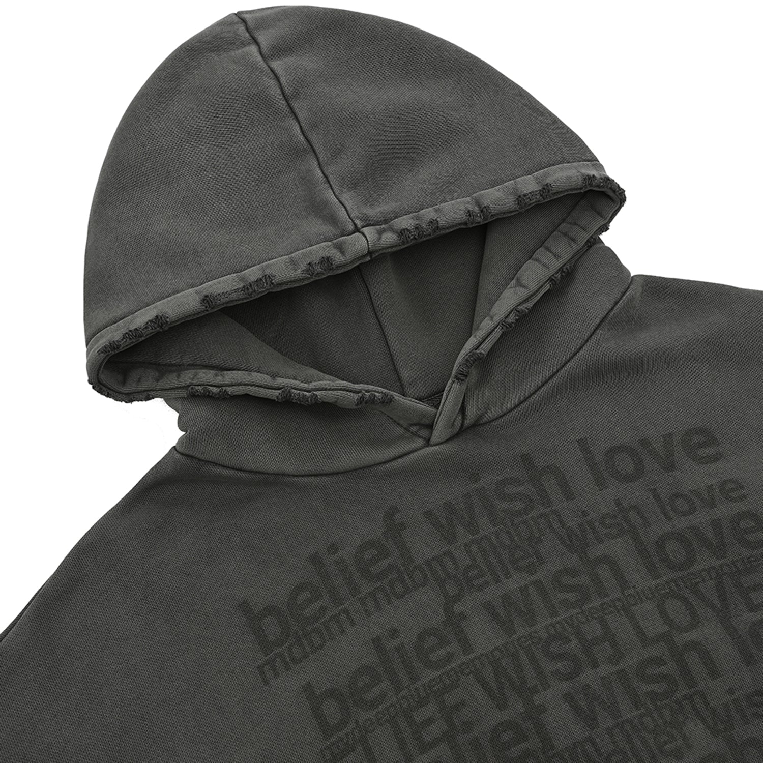  "belief" "wish" "love" hoodie