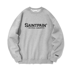 SP ORIGINAL LOGO CREWNECK-MELANGE GRAY