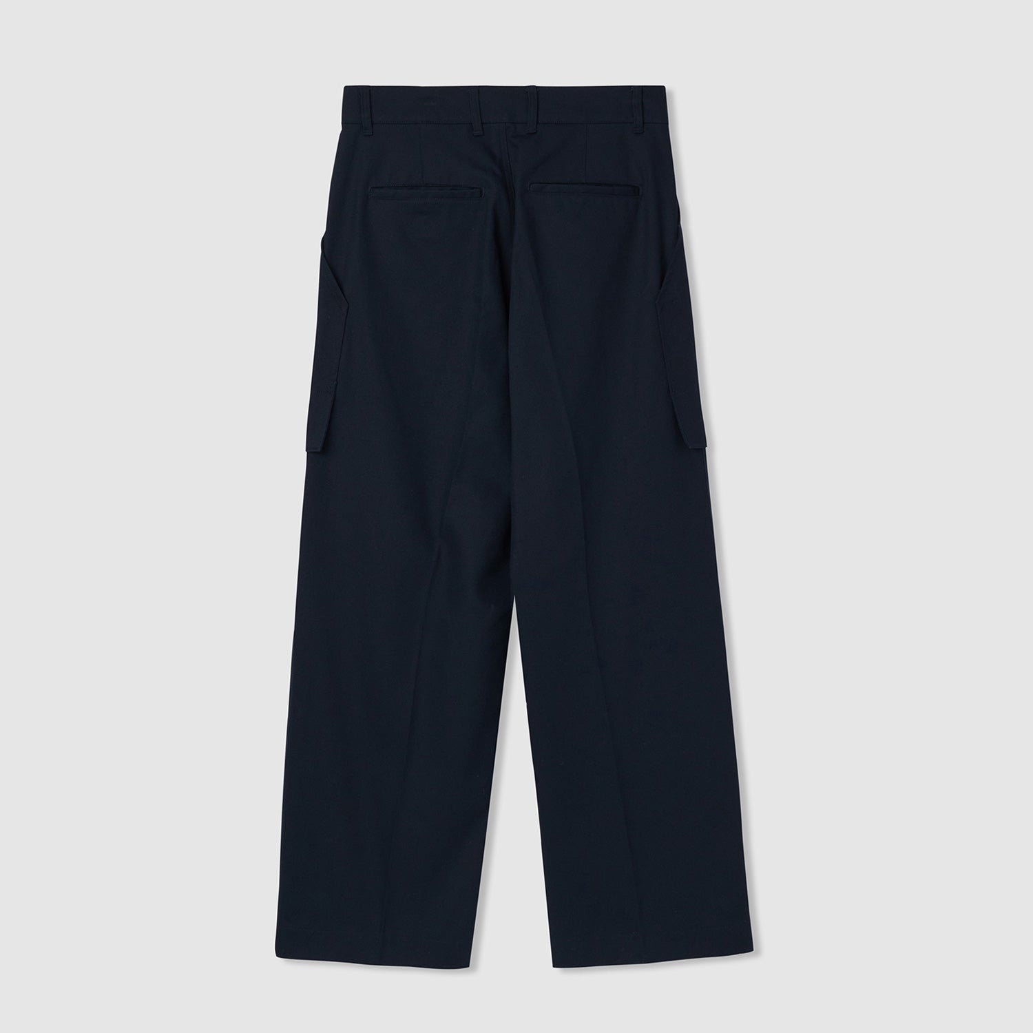 FLAP POKET COTTON CARGO PANTS(DARK NAVY)