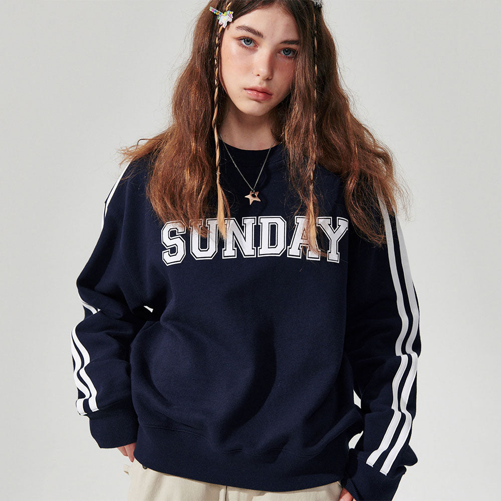 Sunday track Sweatshirt [4 Color]