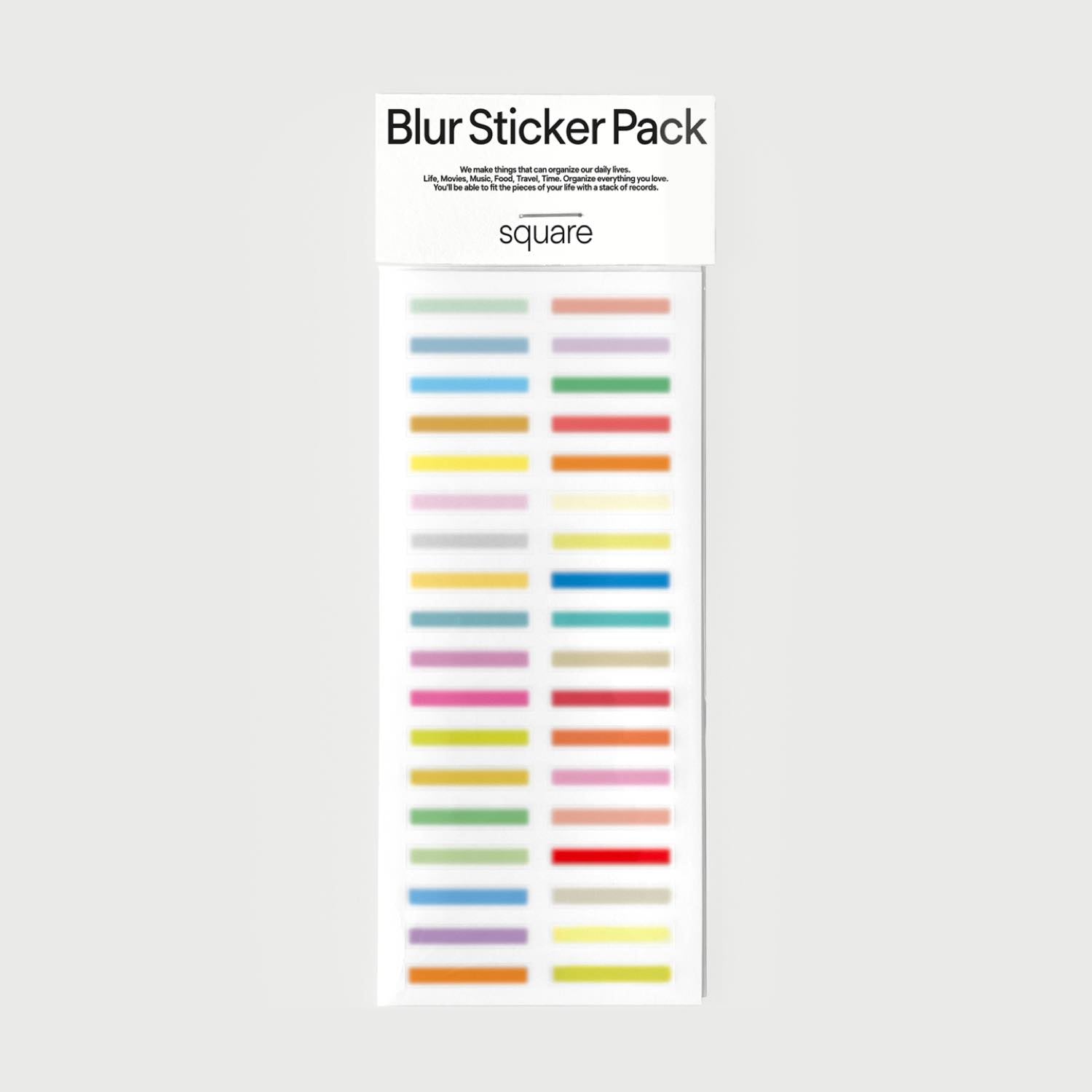 oab blur sticker pack square