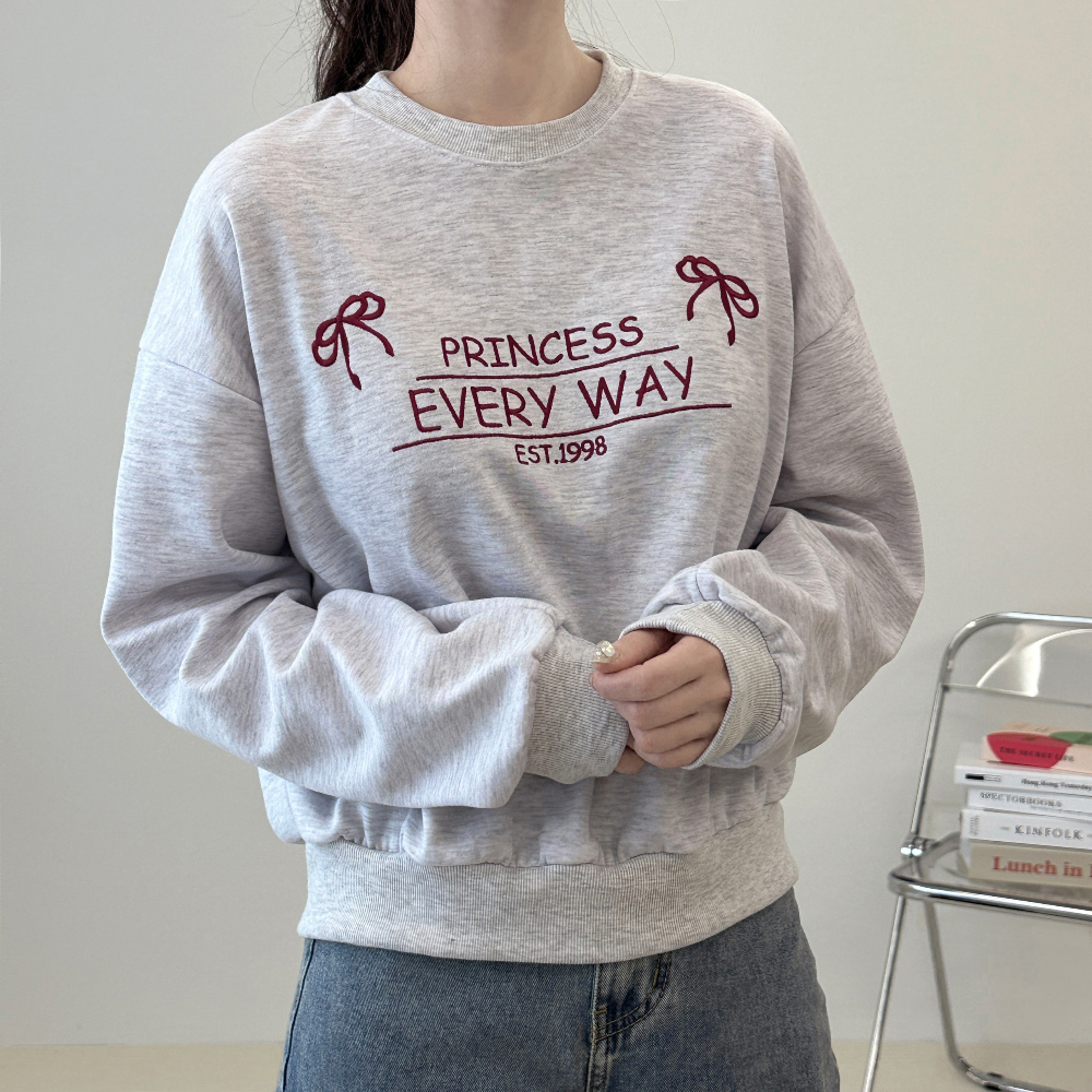 Way embroidered sweatshirt