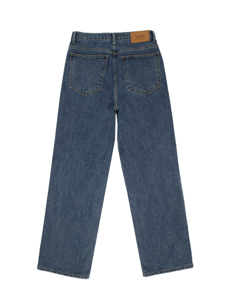 M160 WIDE DENIM PANTS_DEEP BLUE