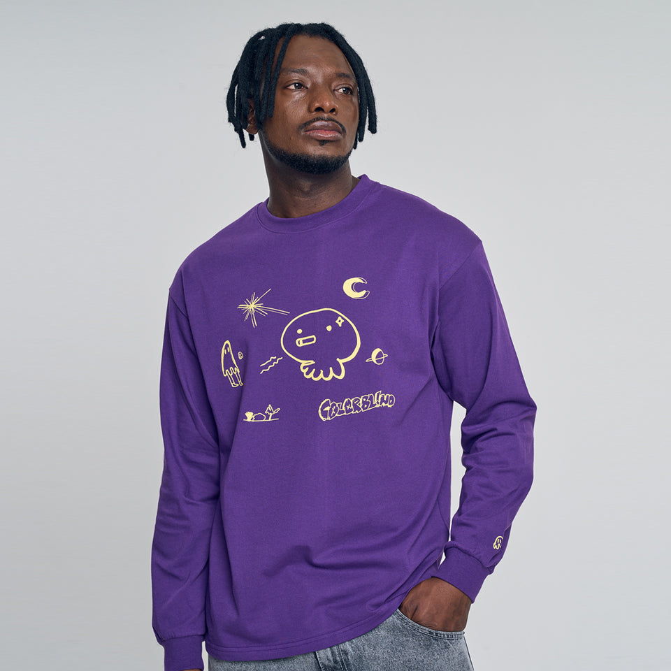 Mantra' Long Sleeve Shirt Purple