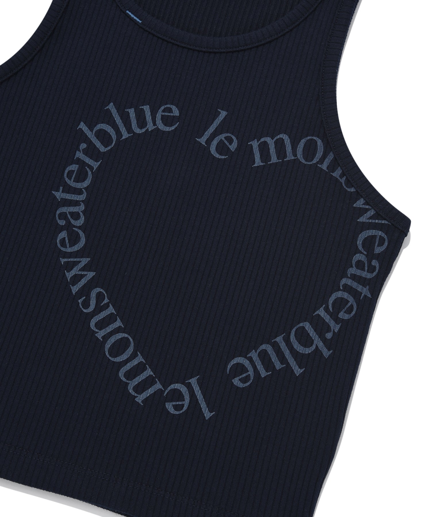 Chuck LSB Heart Logo Sleeveless T-Shirt, Navy