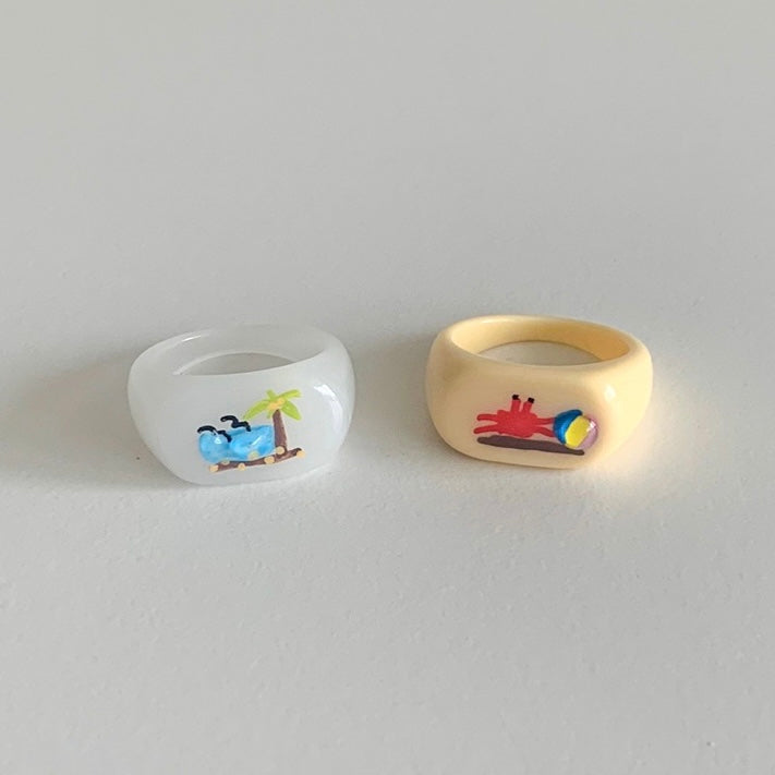 Color Drawing Rings (6 designs)