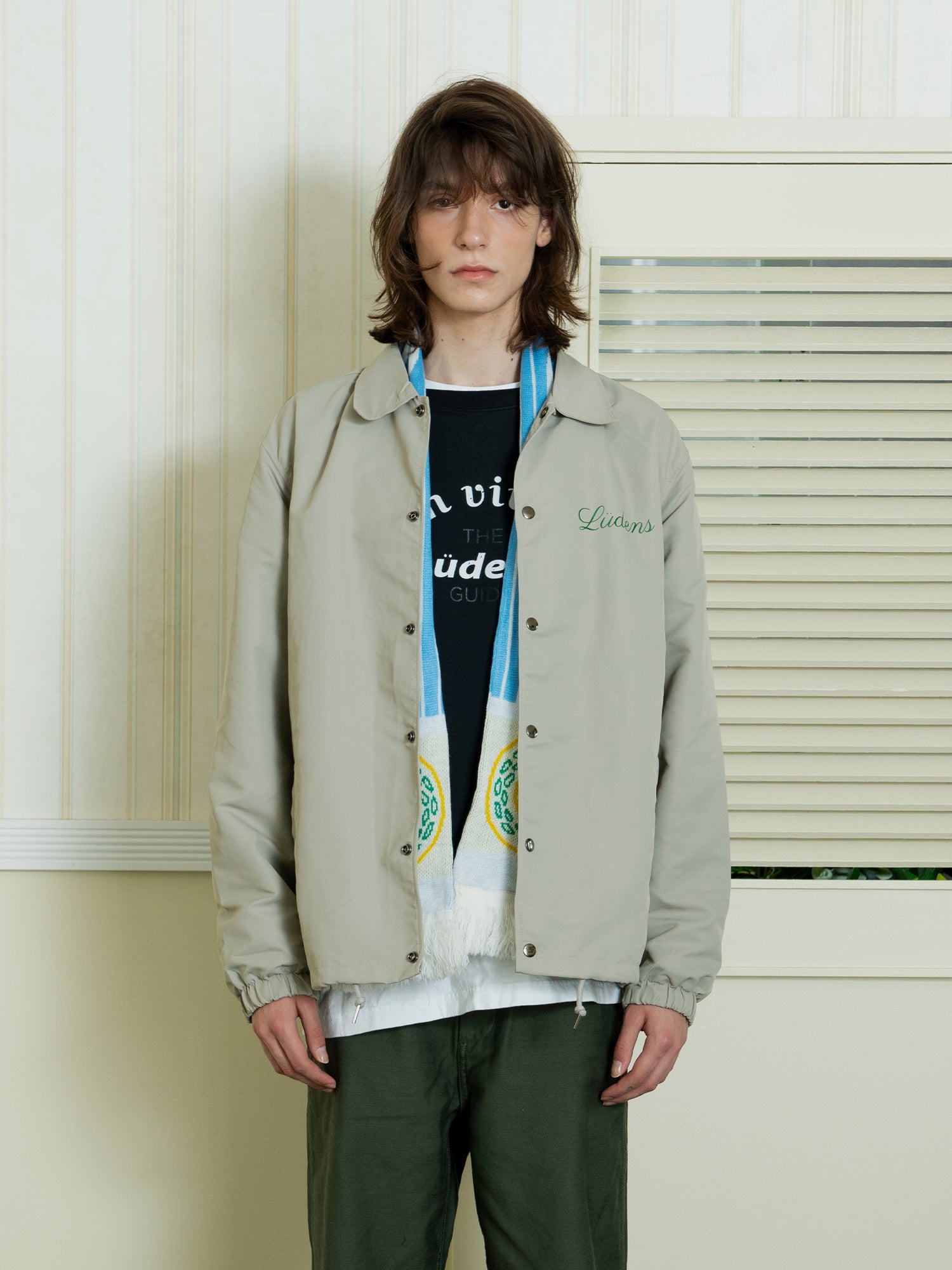 Ludens Coach Jacket_Sand Khaki