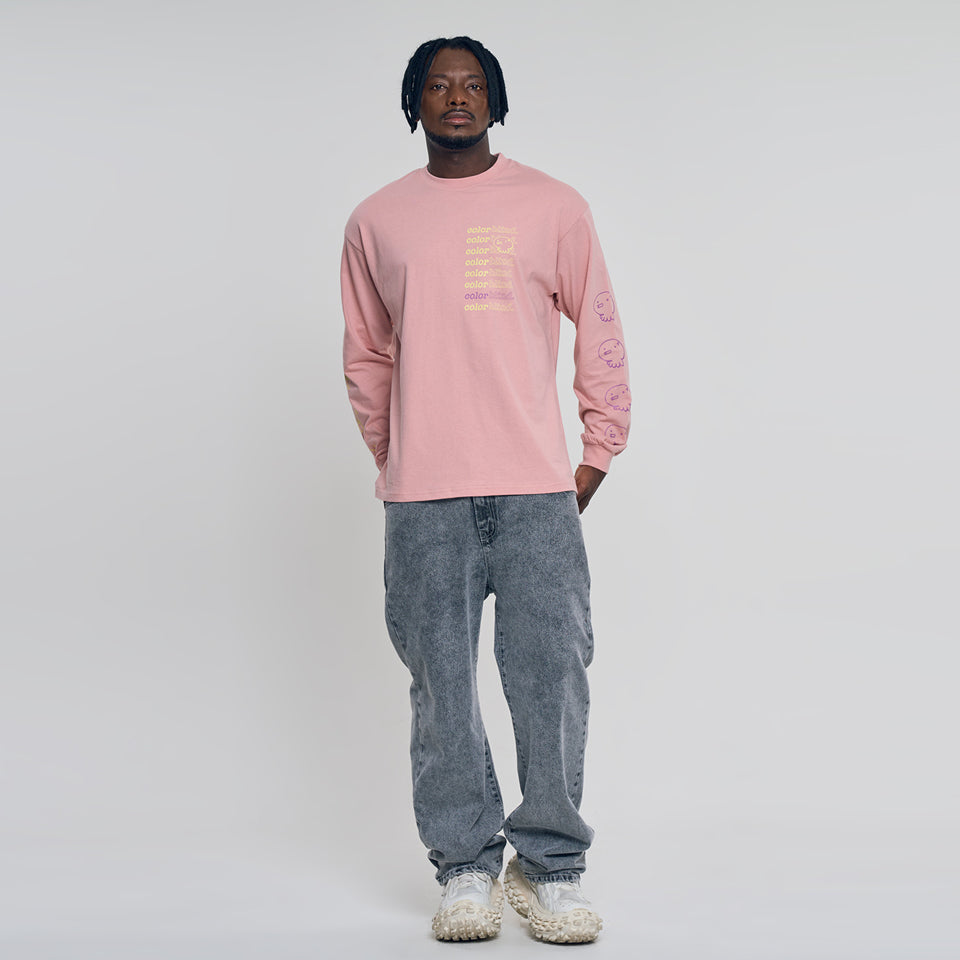 Both Ends' Long Sleeve Shirt Pink