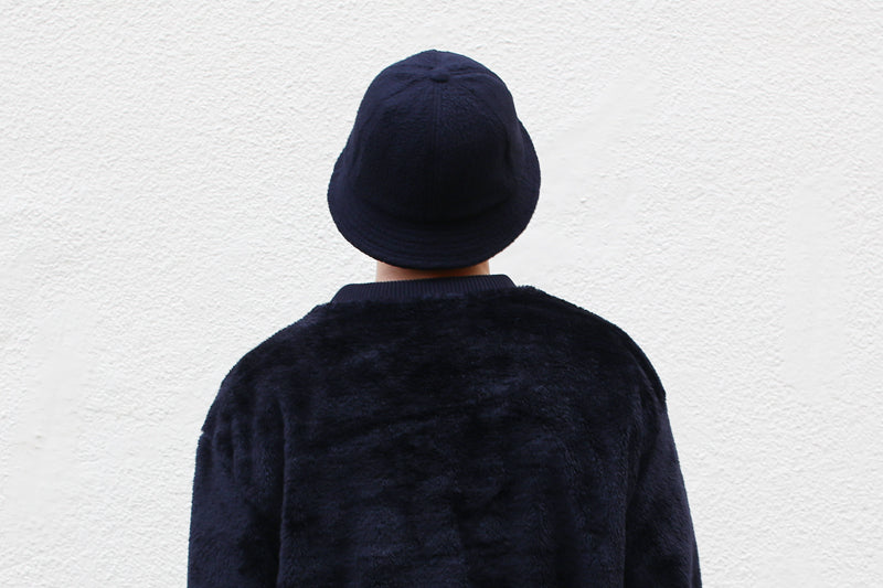 NUVOLINO FLEECE BUCKET HAT [BLACK]