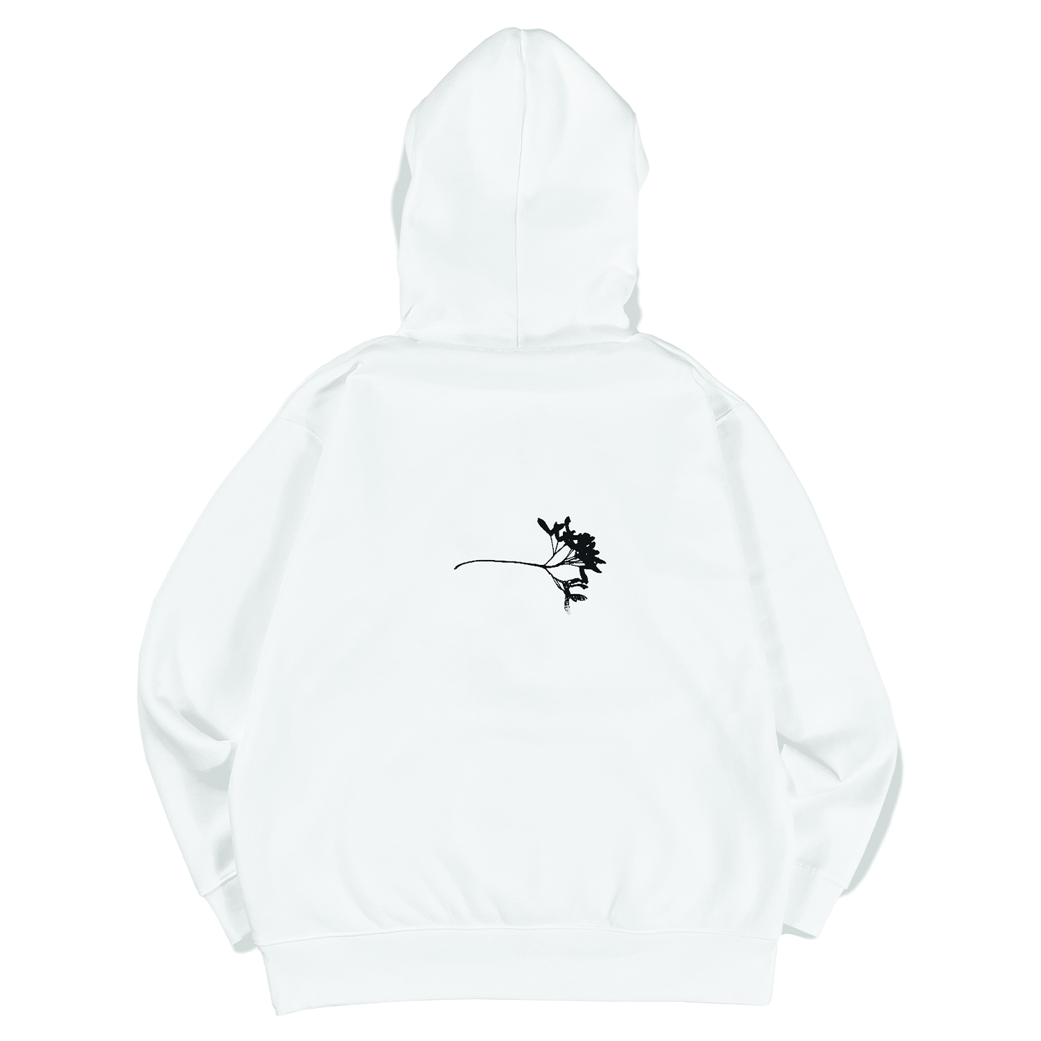 Rain drop Hoodie ( White