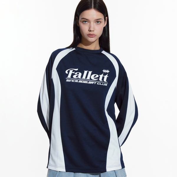 SPORTS CLUB FOOTBALL JERSEY LONG SLEEVE NAVY