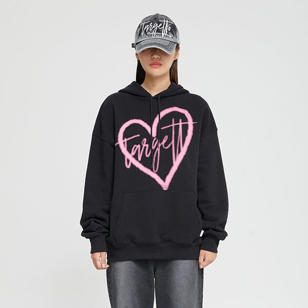 HEART LOGO SPRAY HOODIE