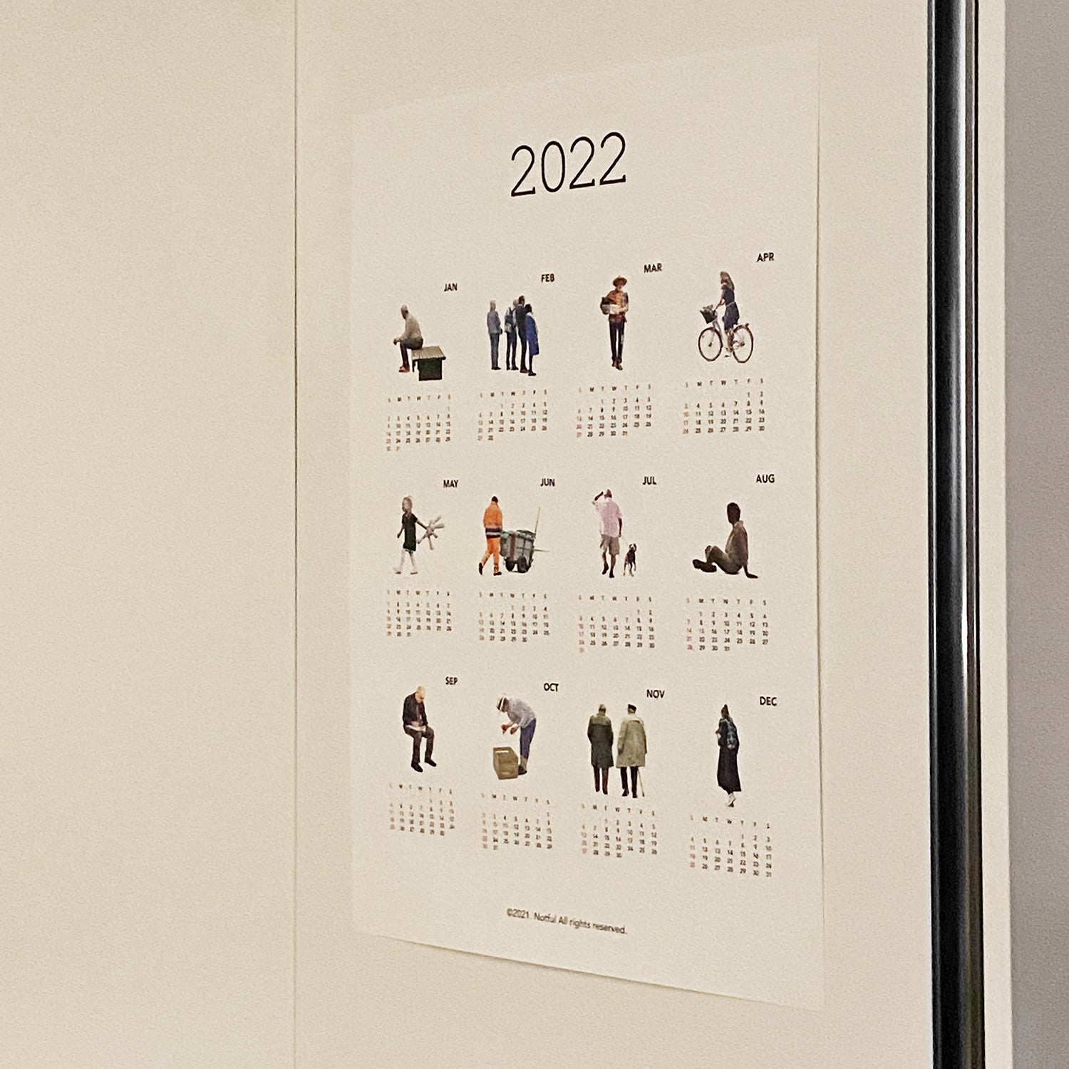 2022 People calendar poster
