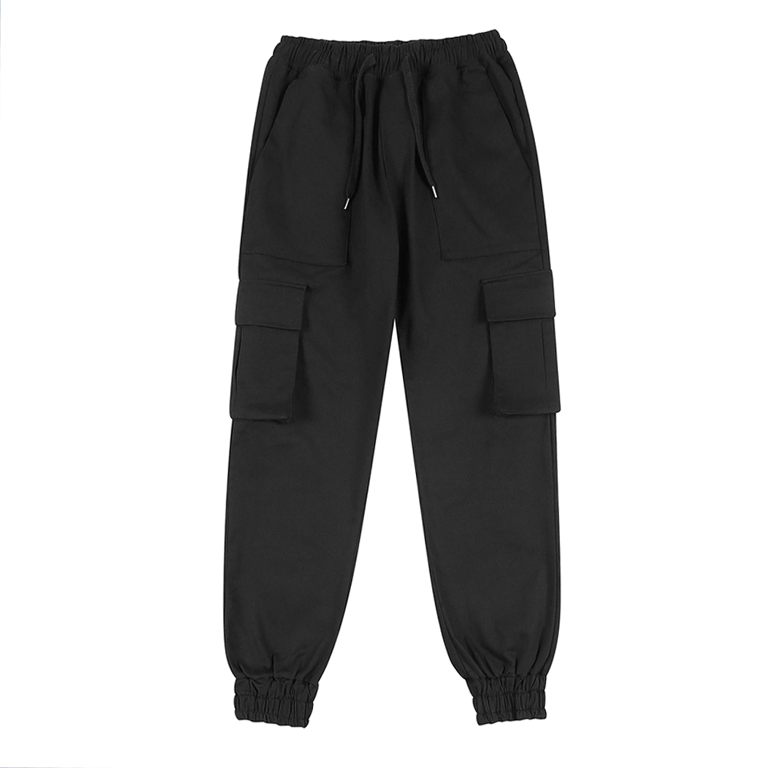 Premium Banding Cargo Pants (BLACK)