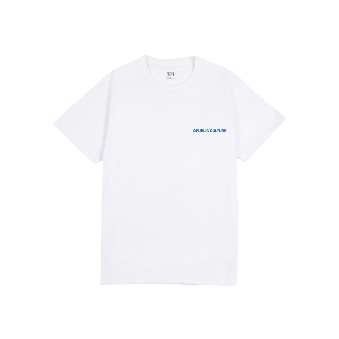 Block Tee - White