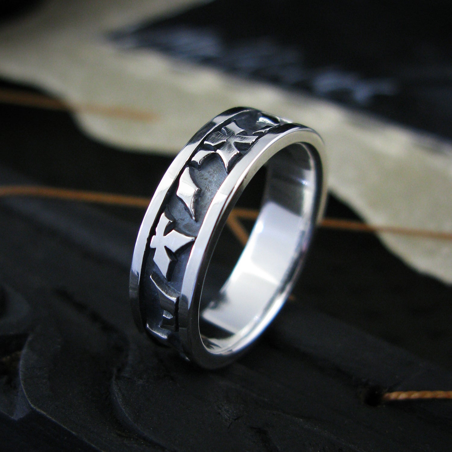 Licht-L1 silver ring