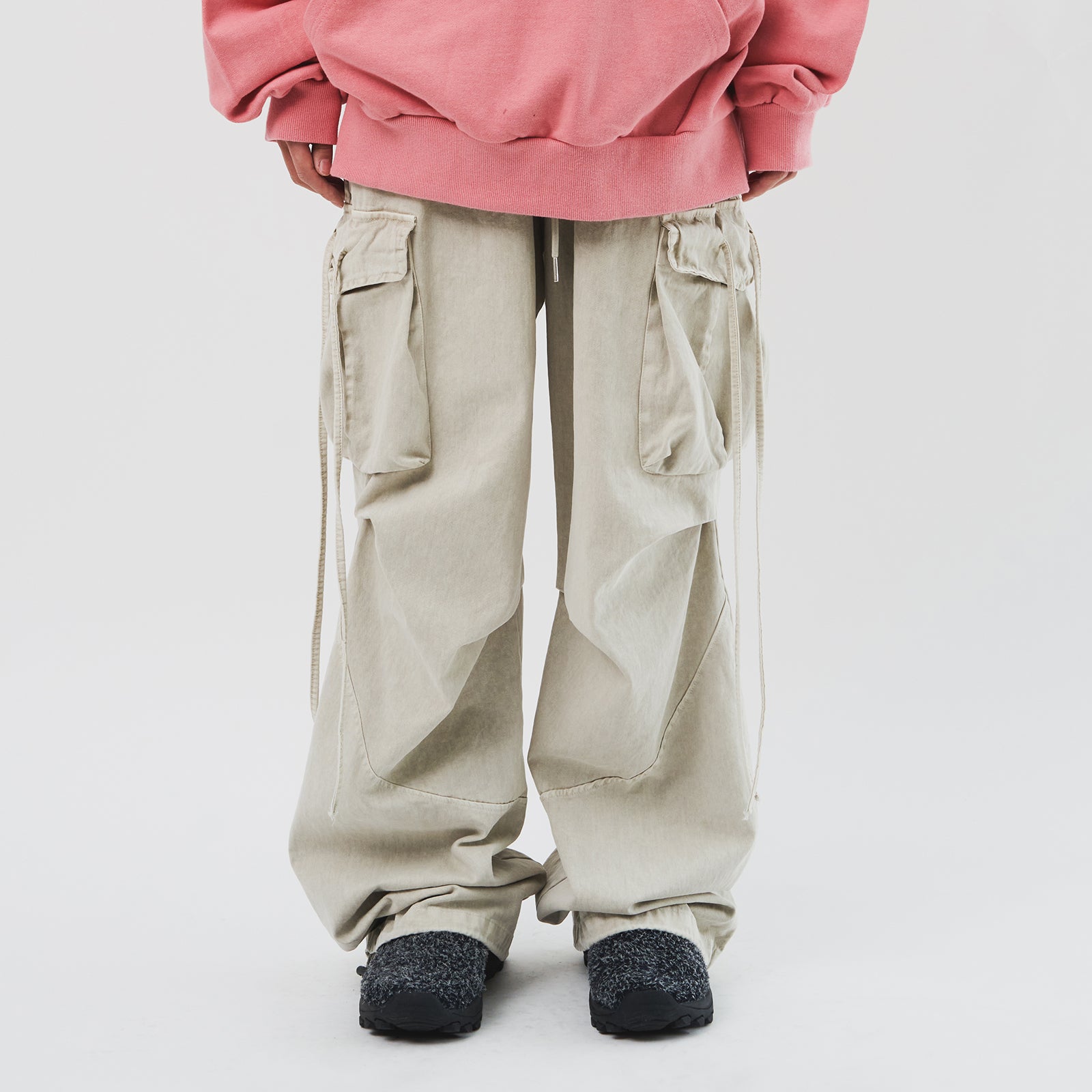 Rope Pigment Cargo Pants (2color)