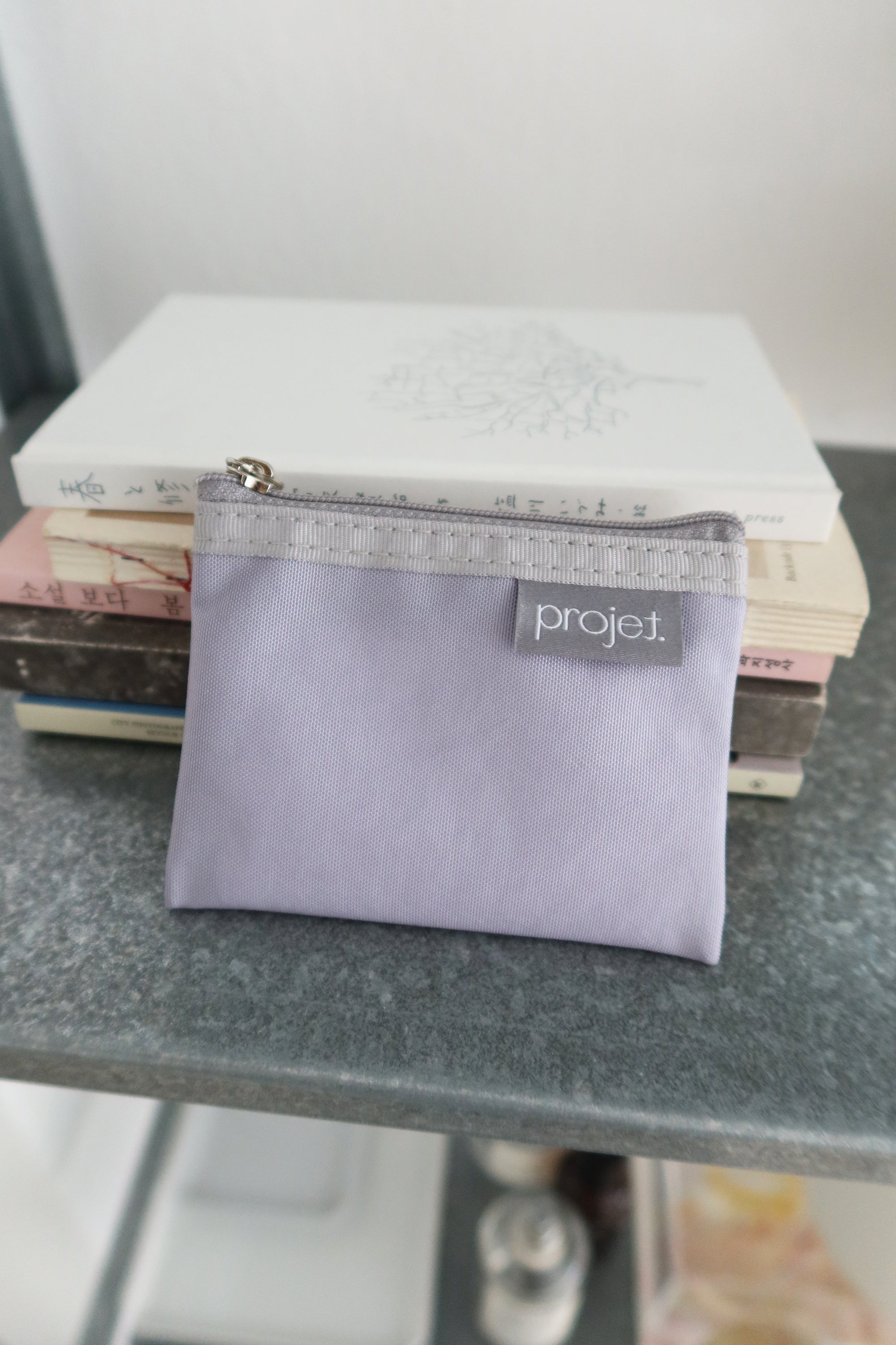 flat card pouch (pale purple)