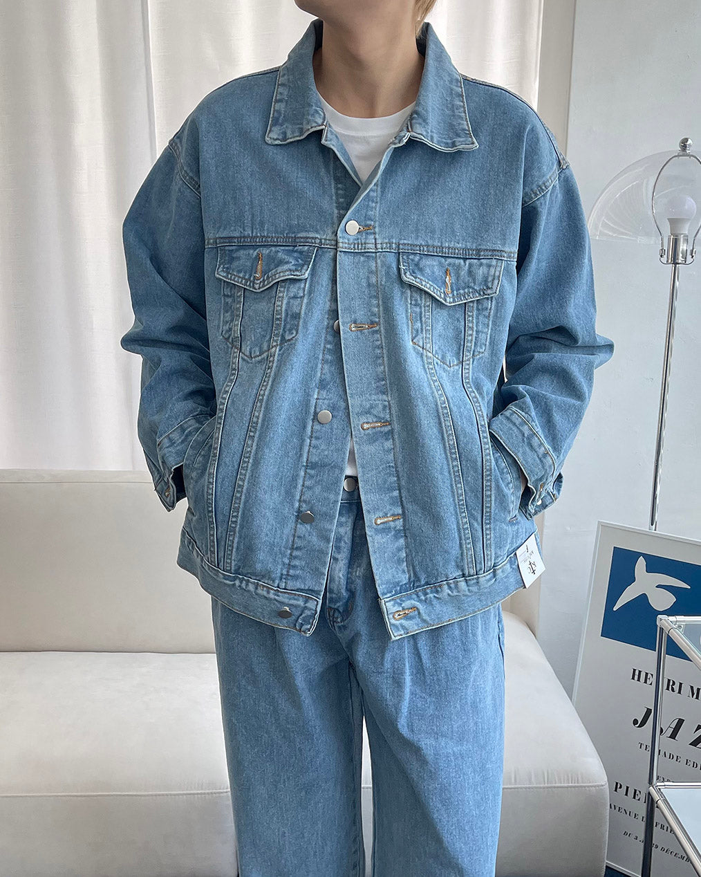 No. 57 Washing denim jacket (4 colors)