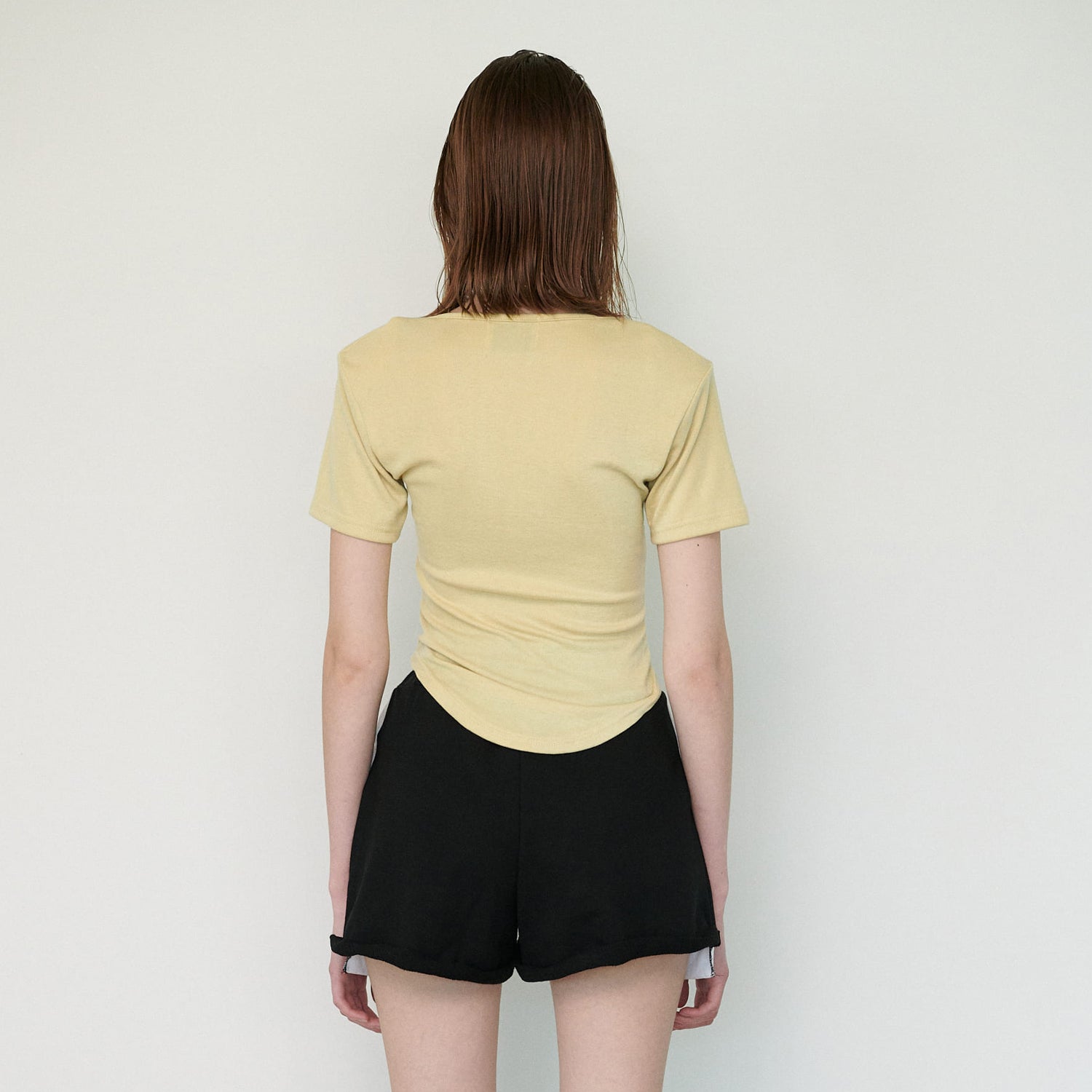 SQUARE T-SHIRT, YELLOW