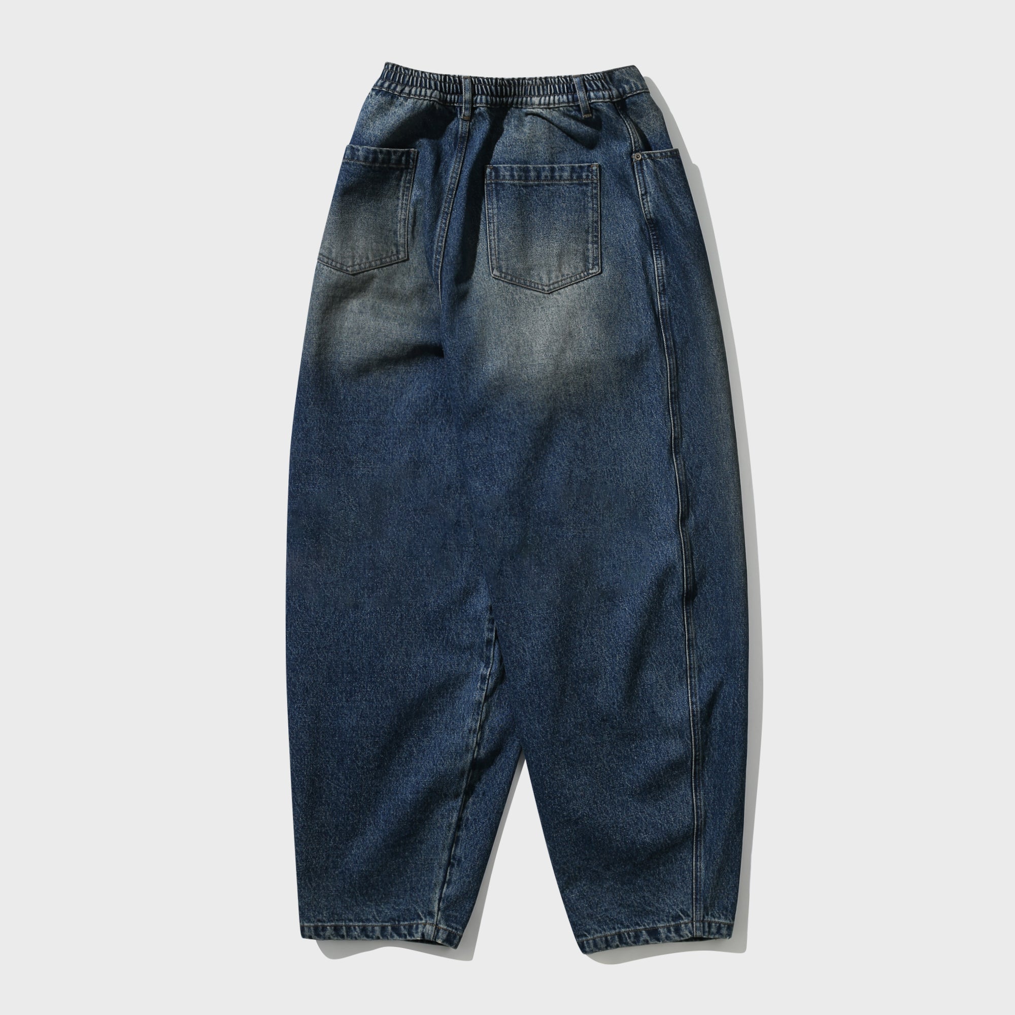 Oil Washed Denim Pants (Dirty Blue)