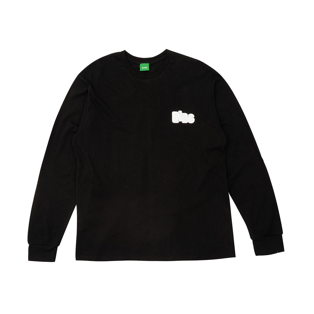 CUMULUS LOGO LONG SLEEVE T-SHIRT BLACK