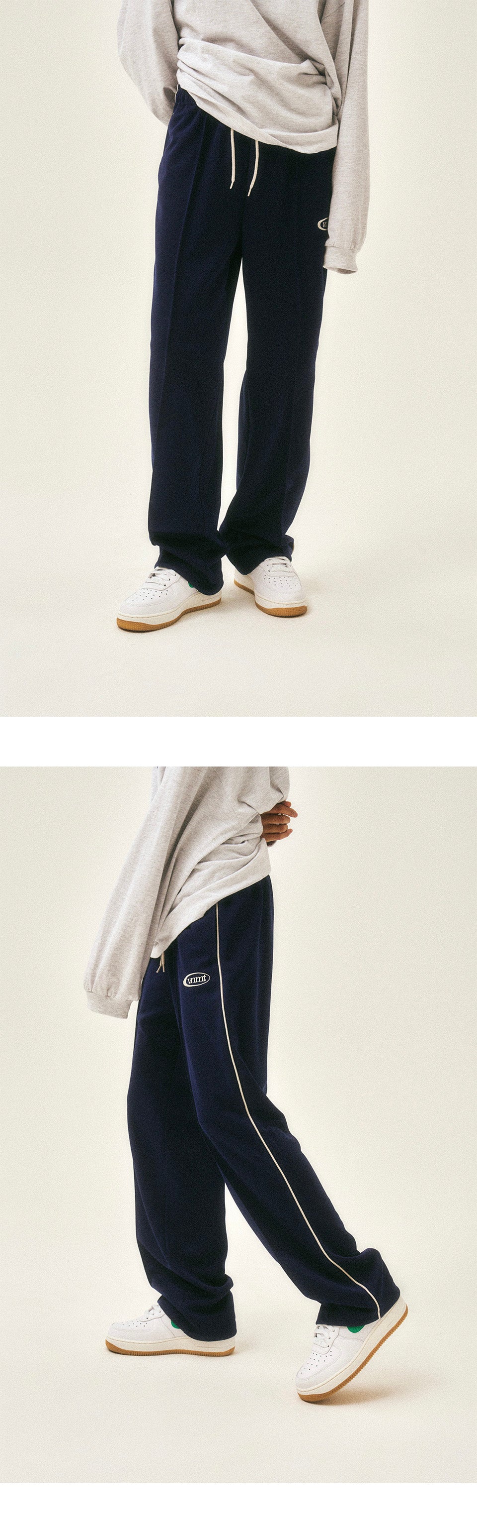 Sport logo track pants_navy