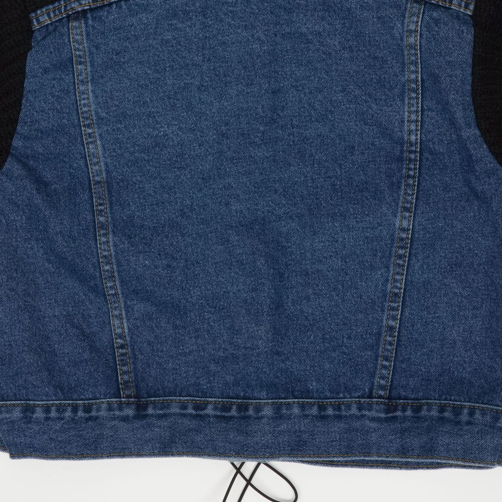 KNIT DENIM JACKET [6653]