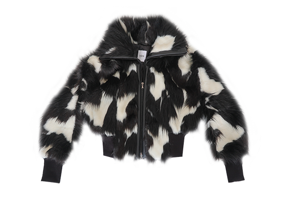 SPECKLED ECO FUR JUMPER