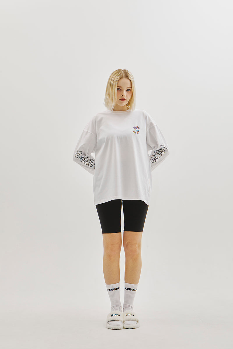 G LONG SLEEVE (white)