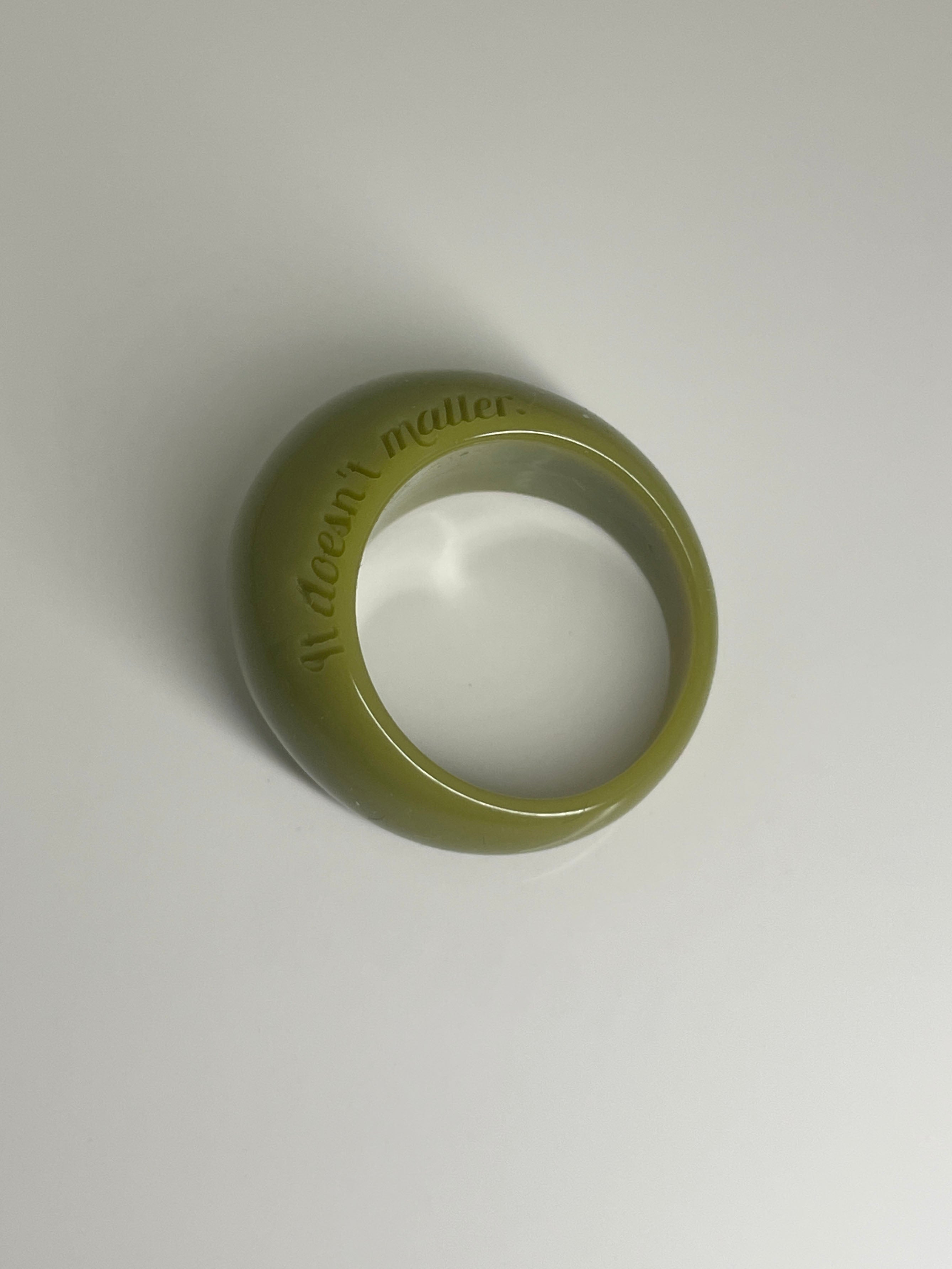 [Formica] Bonbon ring (Olive) 