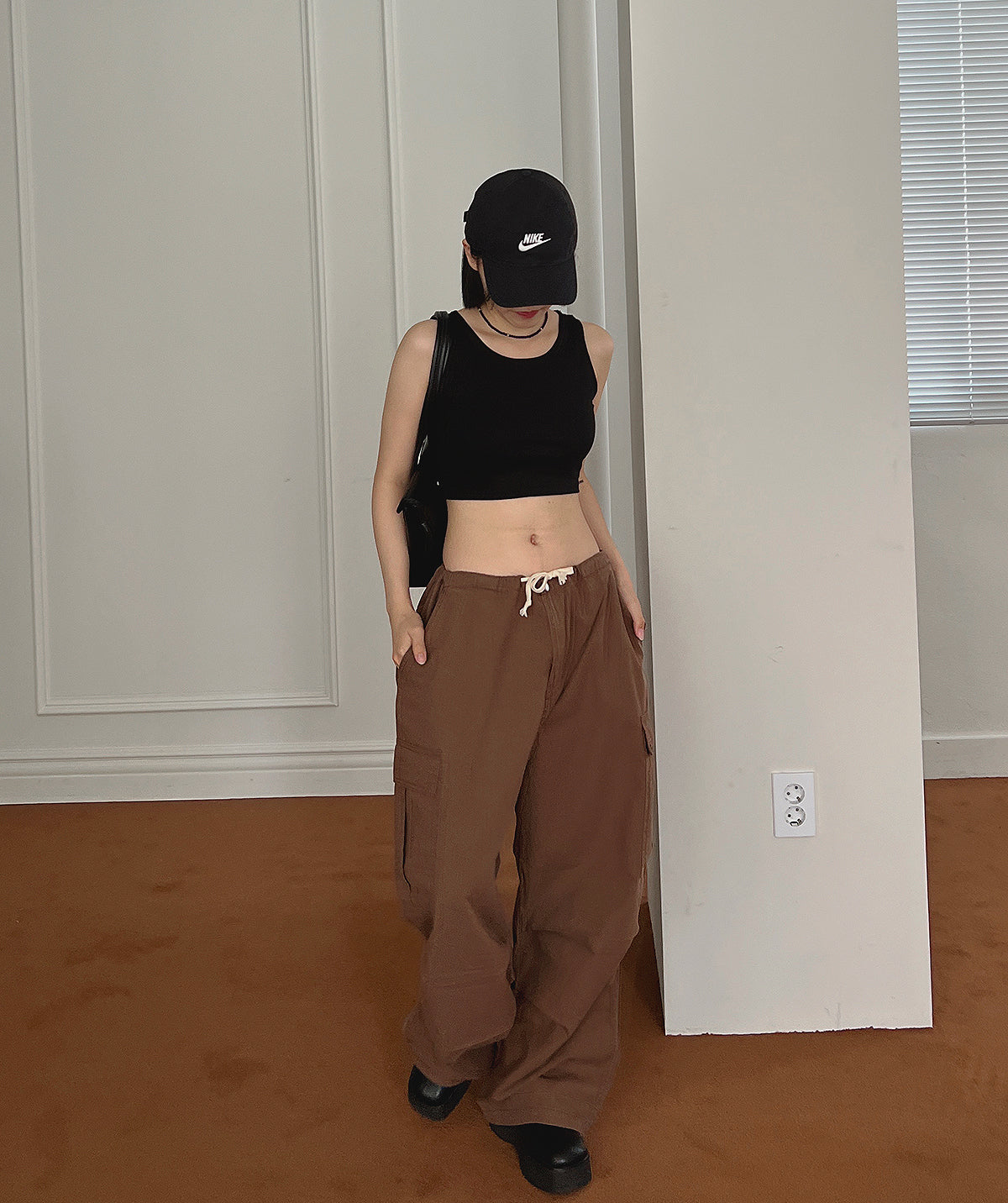 Boy Wide Cargo Pants (2color)