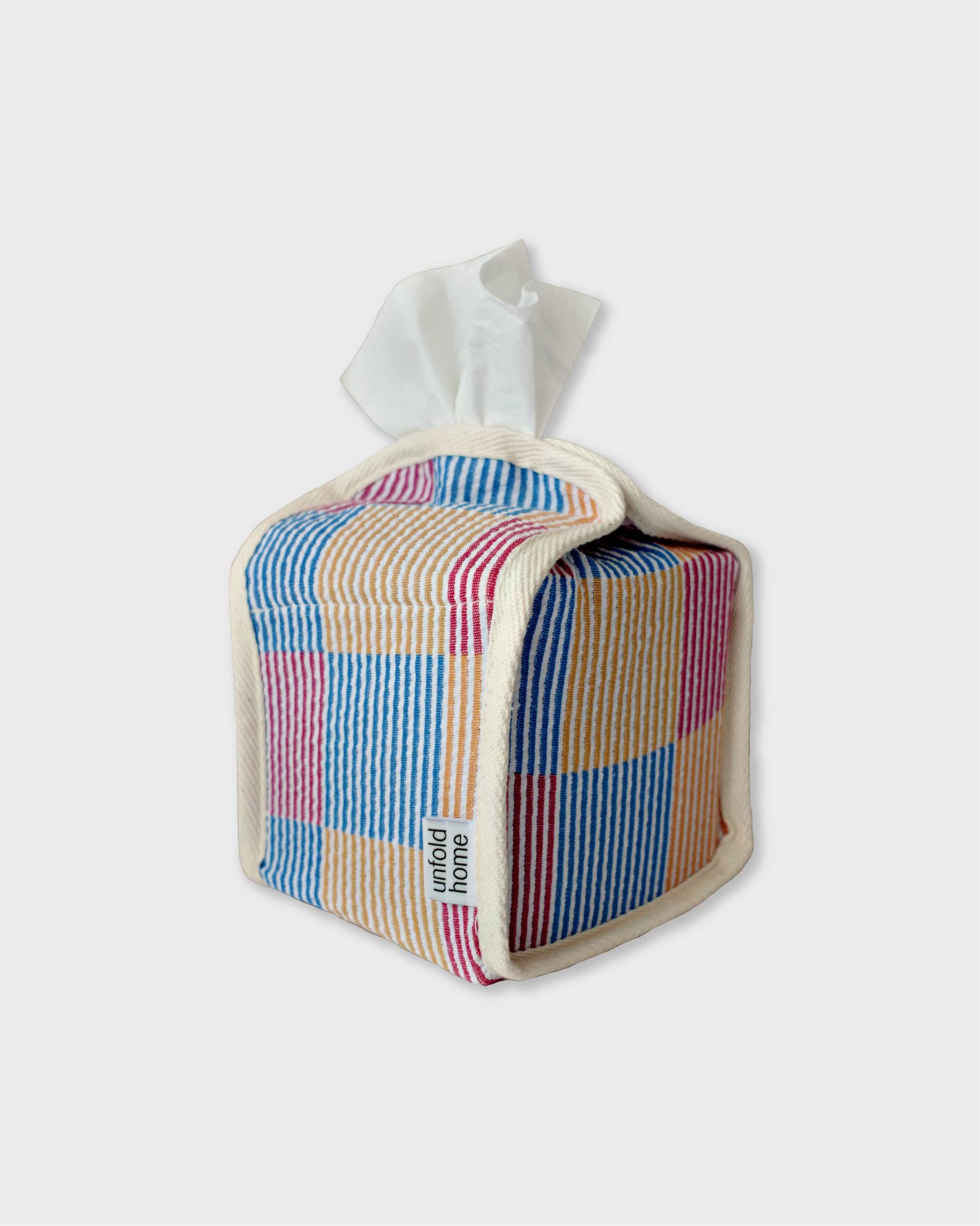 [unfold home] Patchwork tissue cover - Small (5colors)