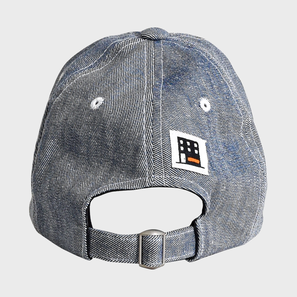 VILLAIN DENIM BALL CAP (BLUE)