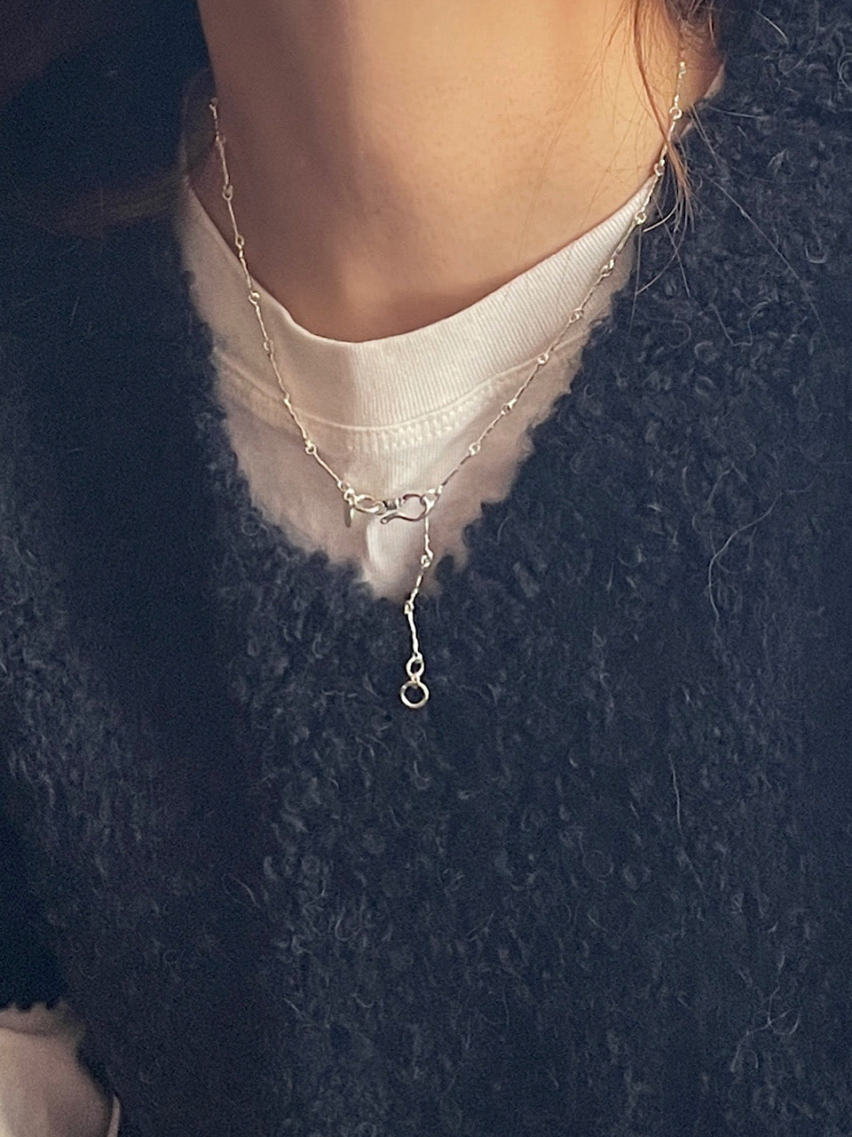 [Silver925] Rough Chain Necklace