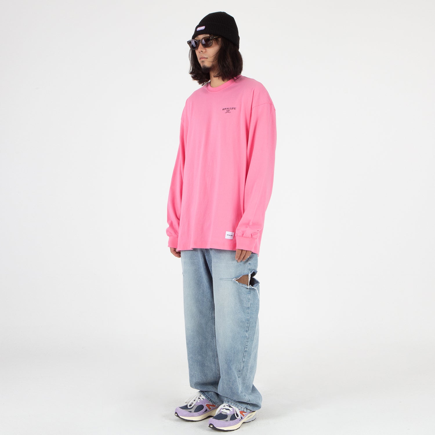 RLLR1104 Busan Logo Long Sleeve - Pink