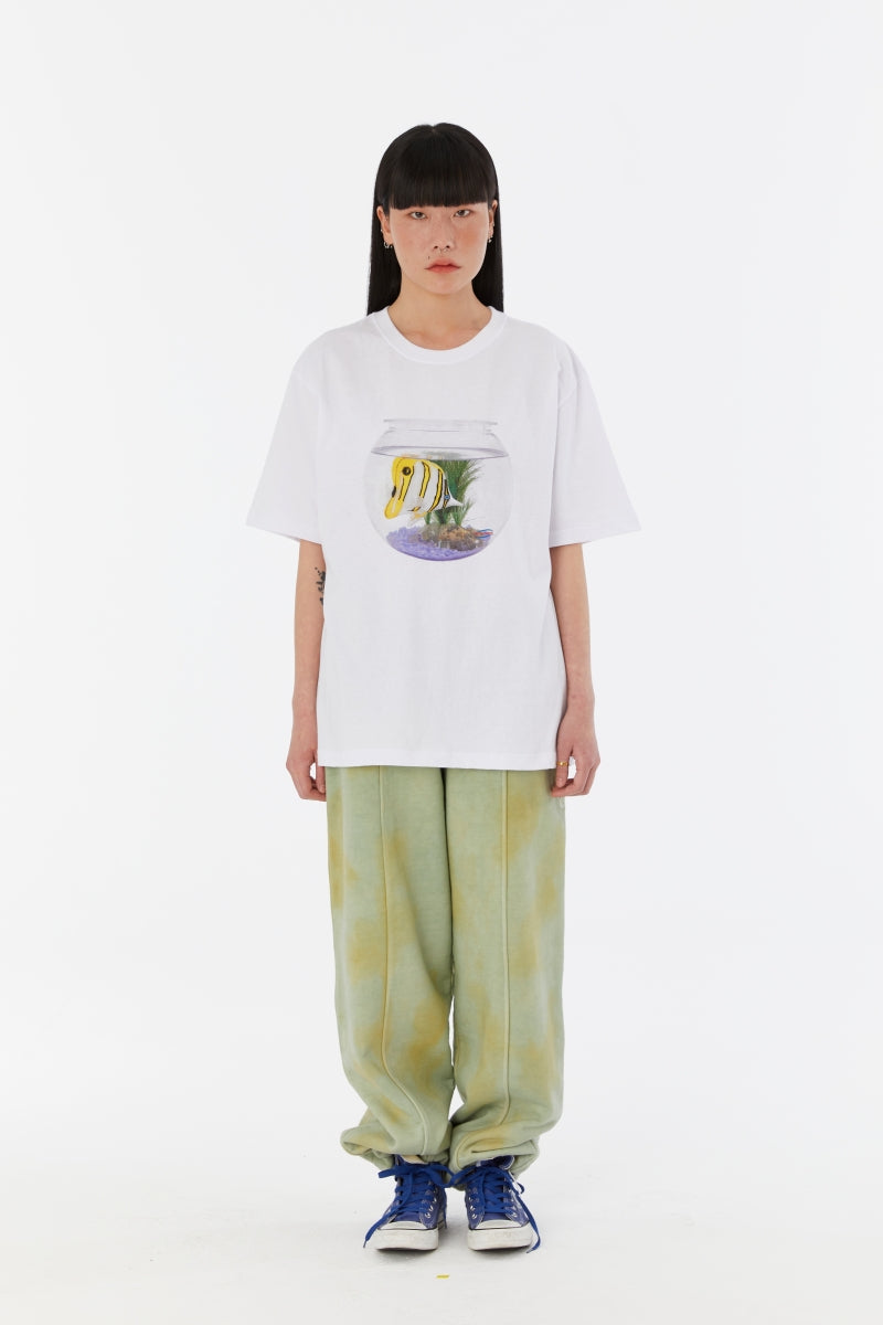 フィッシュゴーブラブブラブTシャツ / Fish go blub-blub Tee