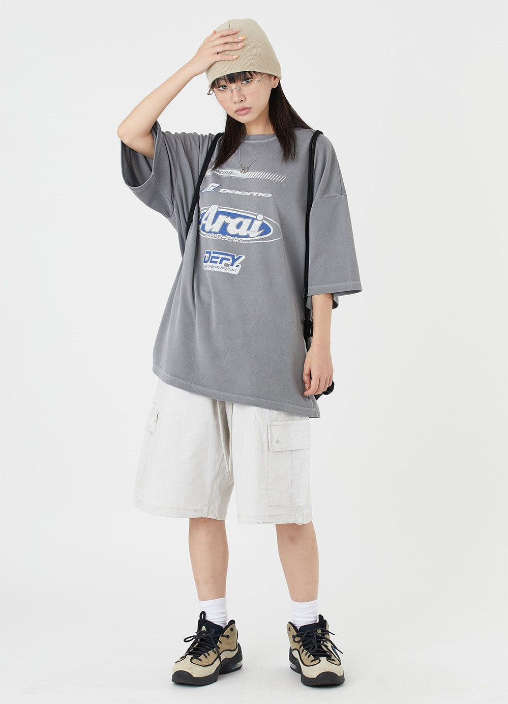 Forza logo over mesh t-shirt