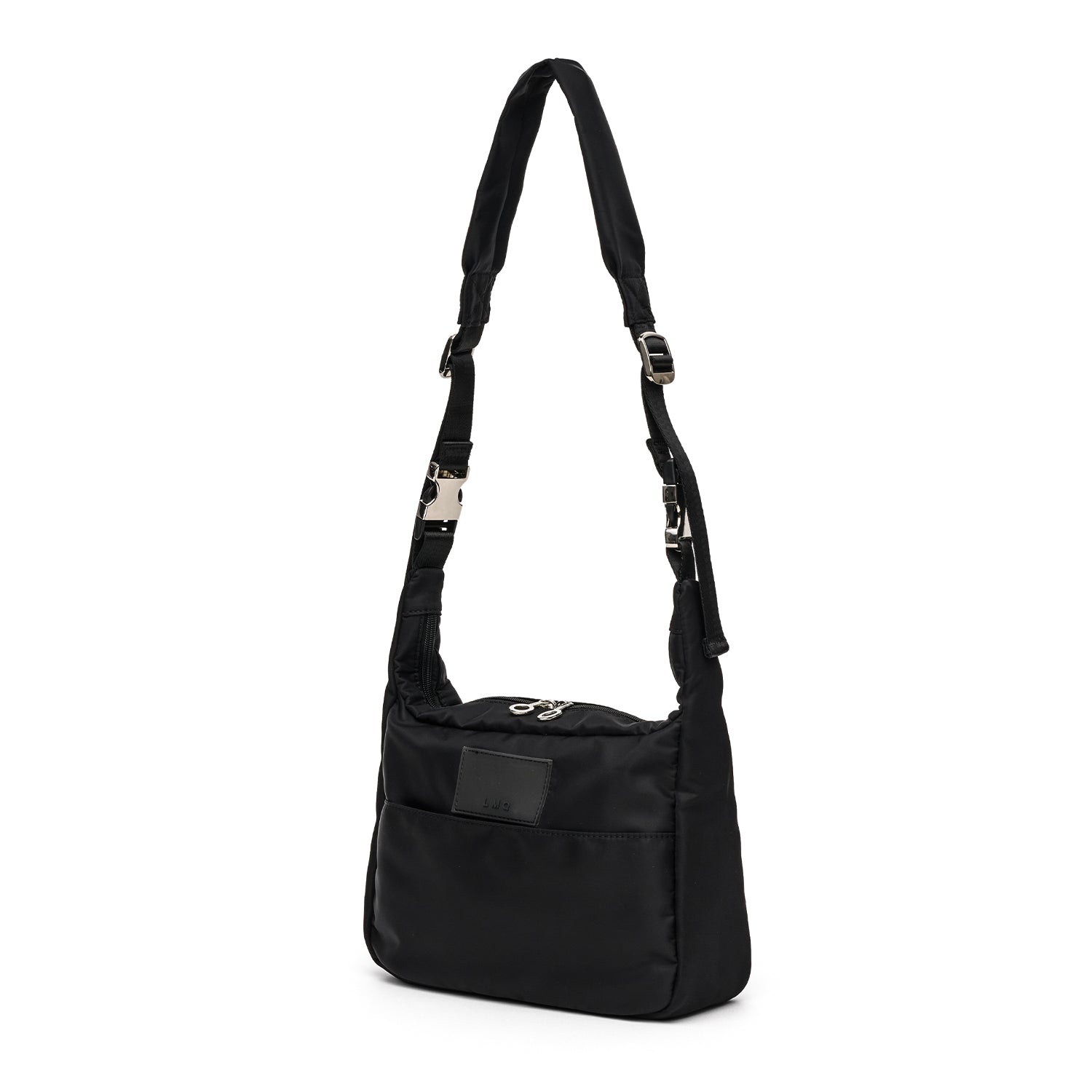 Buckle two-pocket shoulder and cross bag travel bag